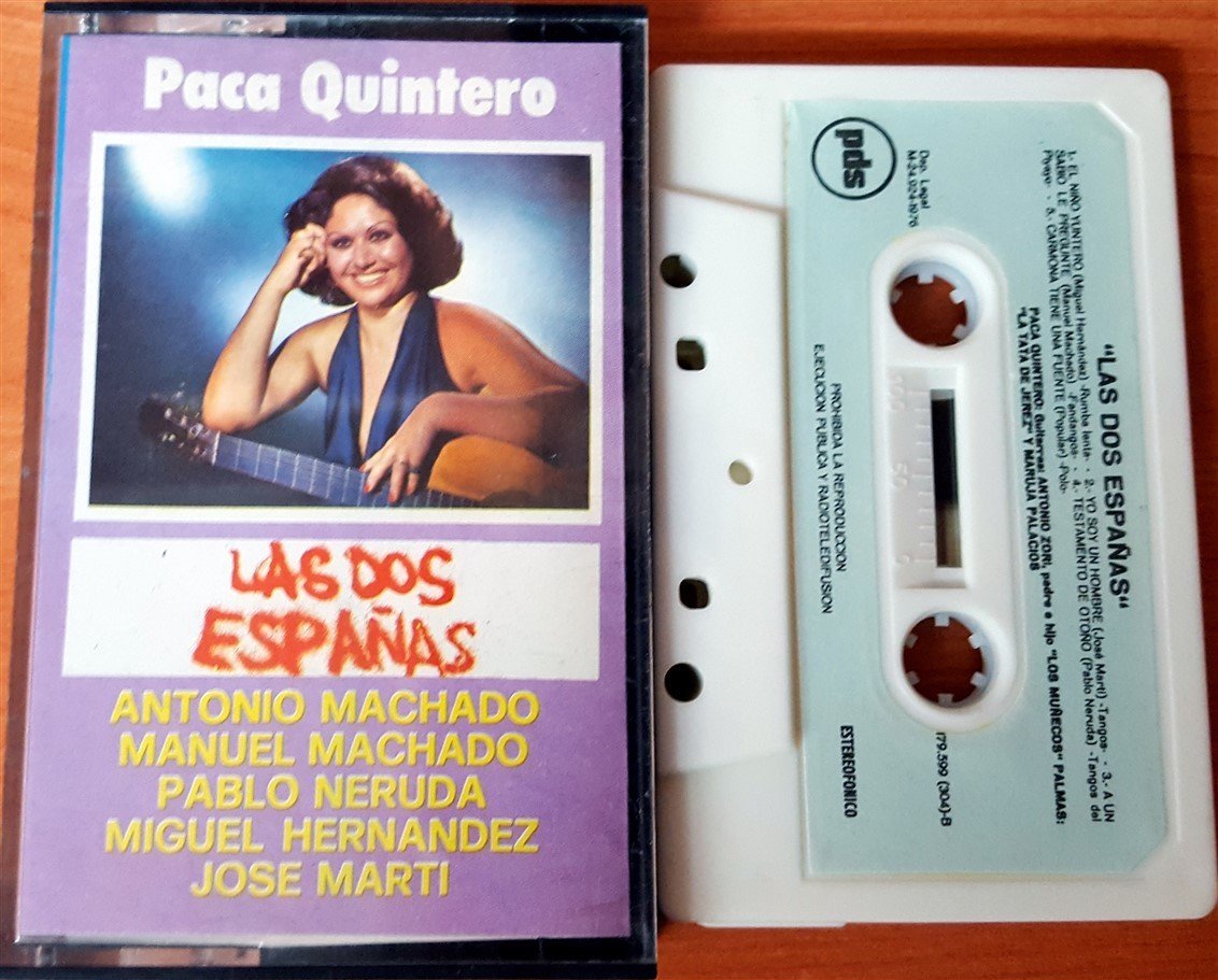 PACO QUINTERO - LAS DOS ESPANAS CASSETTE MADE IN SPAIN ''USED''