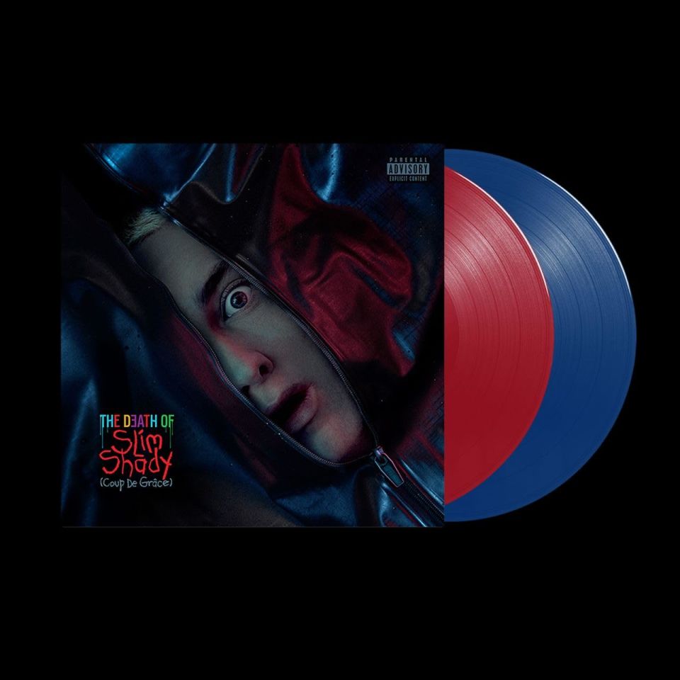 EMINEM - THE DEATH OF SLIM SHADY  (COUP DE GRACE) (2024) - 2LP  RED & BLUE COLOURED EDITION SIFIR PLAK