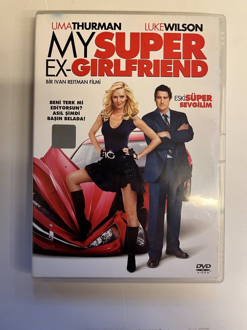 MY SUPER EX-GIRLFRIEND - ESKİ SÜPER SEVGİLİM - UMA THURMAN, IVAN REITMAN - DVD 2.EL
