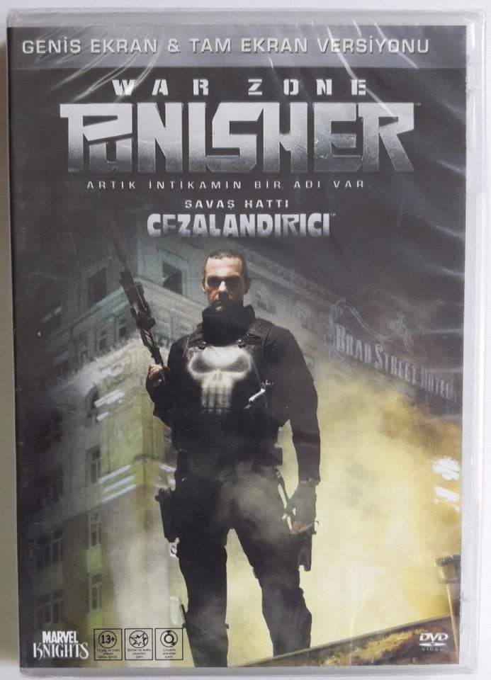 PUNISHER WAR ZONE - CEZALANDIRICI SAVAŞ HATTI - MARVEL - DOMINIC WEST - DVD 2.EL