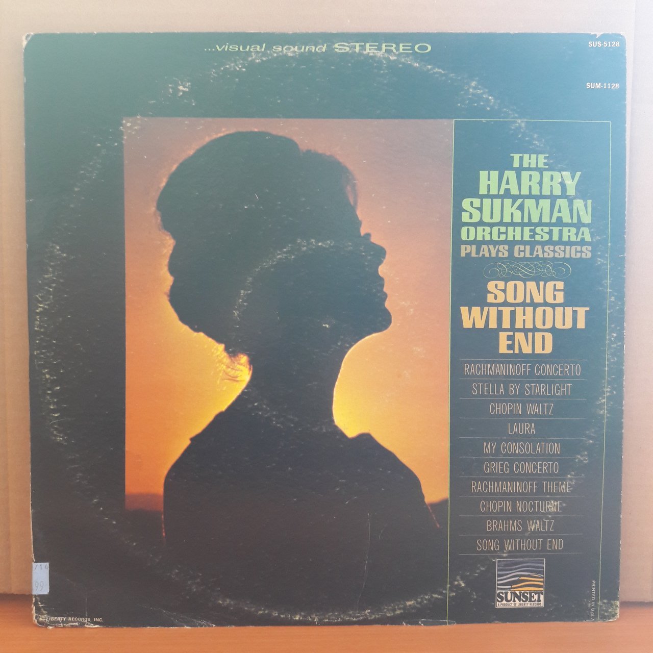 THE HARRY SUKMAN ORCHESTRA - SONG WITHOUT END - LP 2.EL PLAK