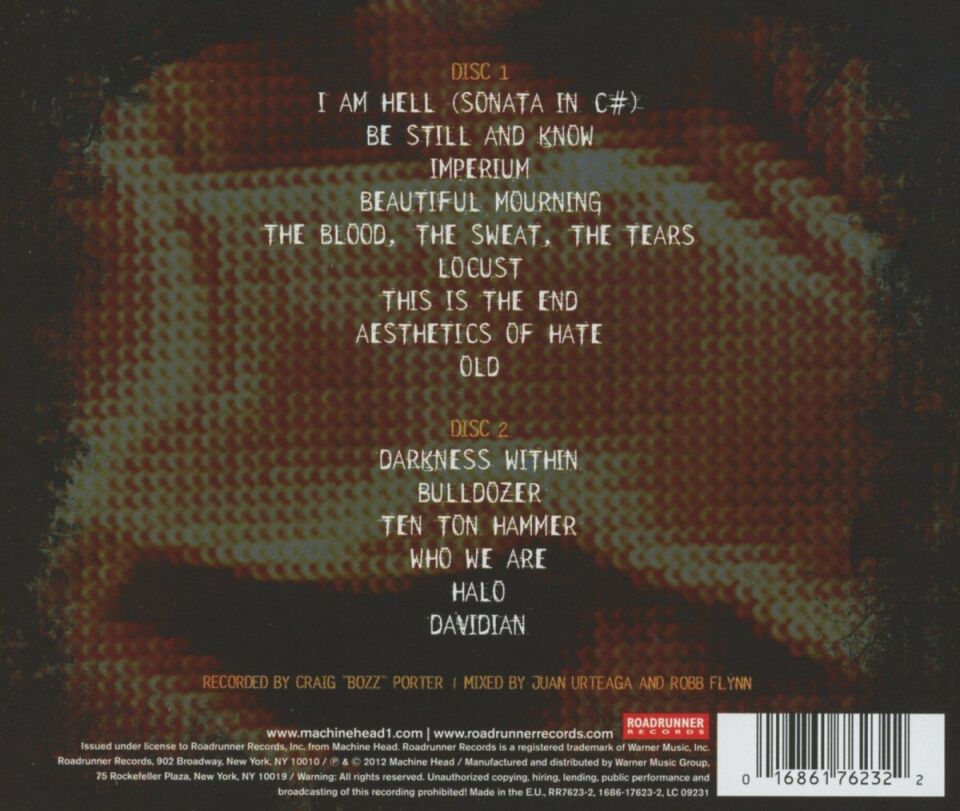 MACHINE HEAD - MACHINE F**KING HEAD LIVE (2012) - 2xCD SIFIR