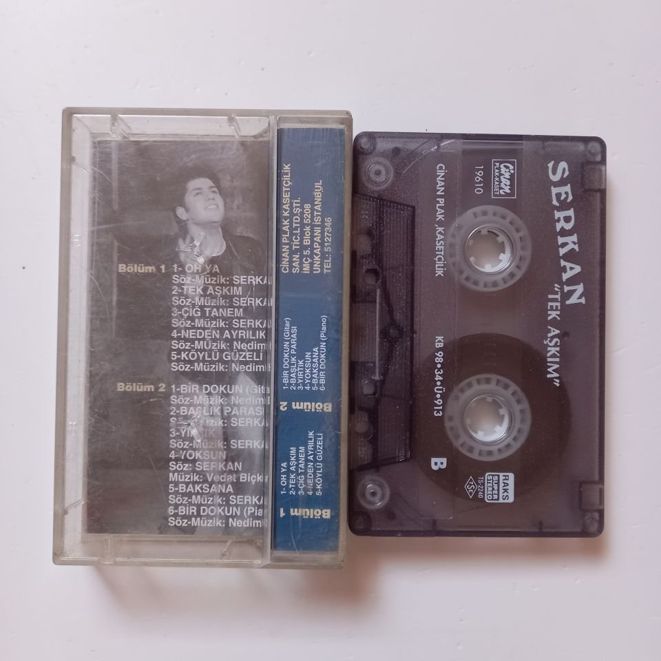 SERKAN - TEK AŞKIM (1998) - KASET 2.EL