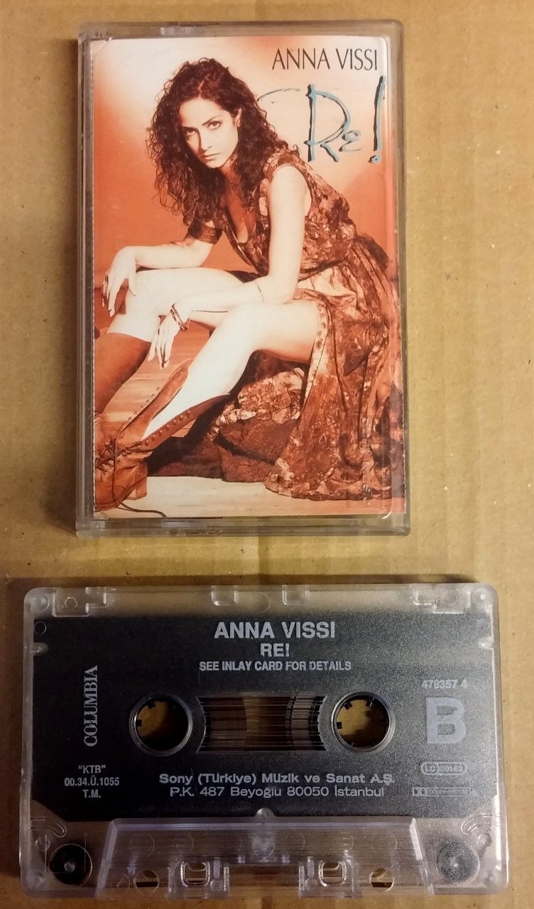 ANNA VISSI - RE! CASSETTE 2000 MADE IN TURKEY ''USED''
