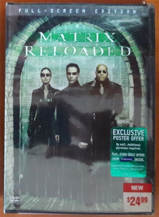 MATRIX RELOADED - KEANU REEVES - LAURENCE FISHBURNE - KARRIE-ANNE MOSS - WACHOWSKI BROTHERS - DVD SIFIR 1. BÖLGE TR ALTYAZI YOKTUR