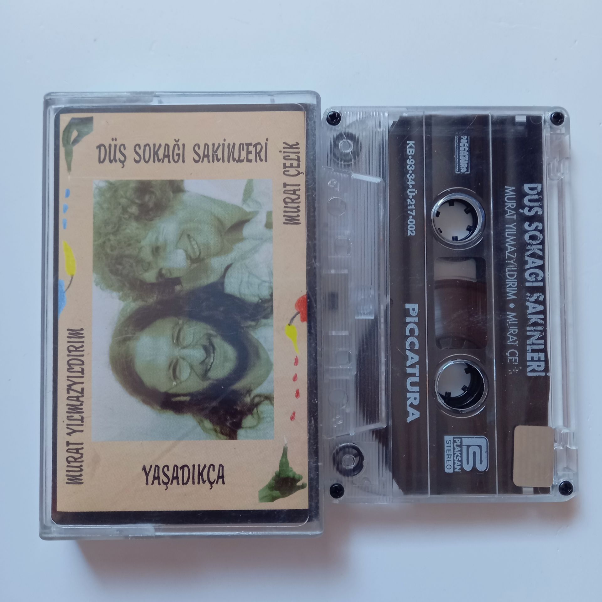 DÜŞ SOKAĞI SAKİNLERİ - YAŞADIKÇA / MURAT YILMAZYILDIRIM, MURAT ÇELİK (1993) - KASET 2.EL