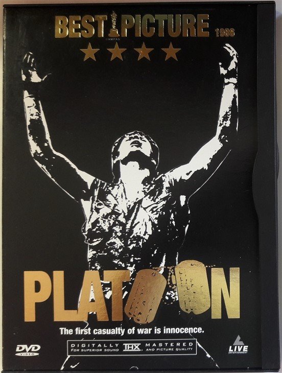 PLATOON - MÜFREZE - TOM BERENGER - WILLEM DAFOE - CHARLIE SHEEN - OLIVER STONE - SNAPCASE DVD 2.EL 1. BÖLGE TR ALTYAZI YOKTUR
