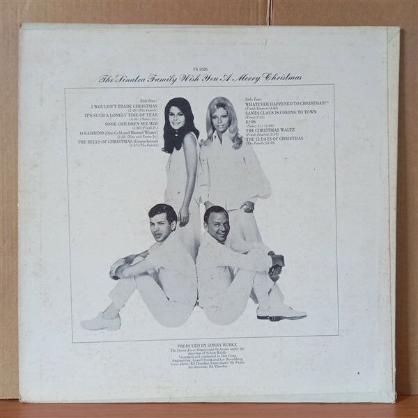 THE SINATRA FAMILY - THE SINATRA FAMILY WISH YOU A MERRY CHRISTMAS (1969) - LP 2.EL PLAK