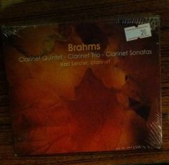 BRAHMS CLARINET TRIO KARL LEISTER 2CD SFR