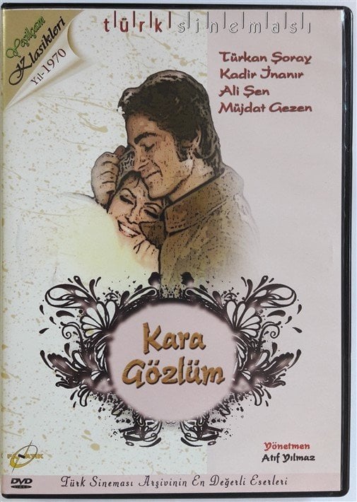 KARA GÖZLÜM (1970) - TÜRKAN ŞORAY - KADİR İNANIR - ATIF YILMAZ - DVD 2.EL