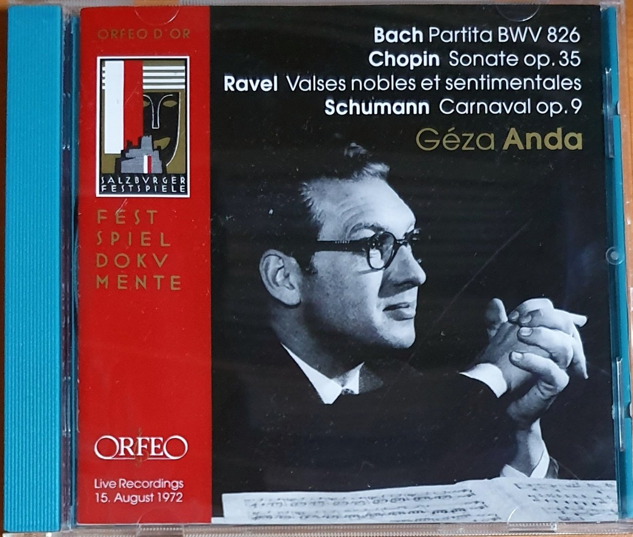 BACH, CHOPIN, RAVEL, SCHUMANN / GEZA ANDA (2007) - CD ORFEO 2.EL