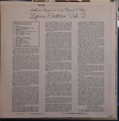 ARTHUR ARGO - A WEE THREED O'BLUE LYRICA EROTICA VOL.2 - PLAK 2.EL