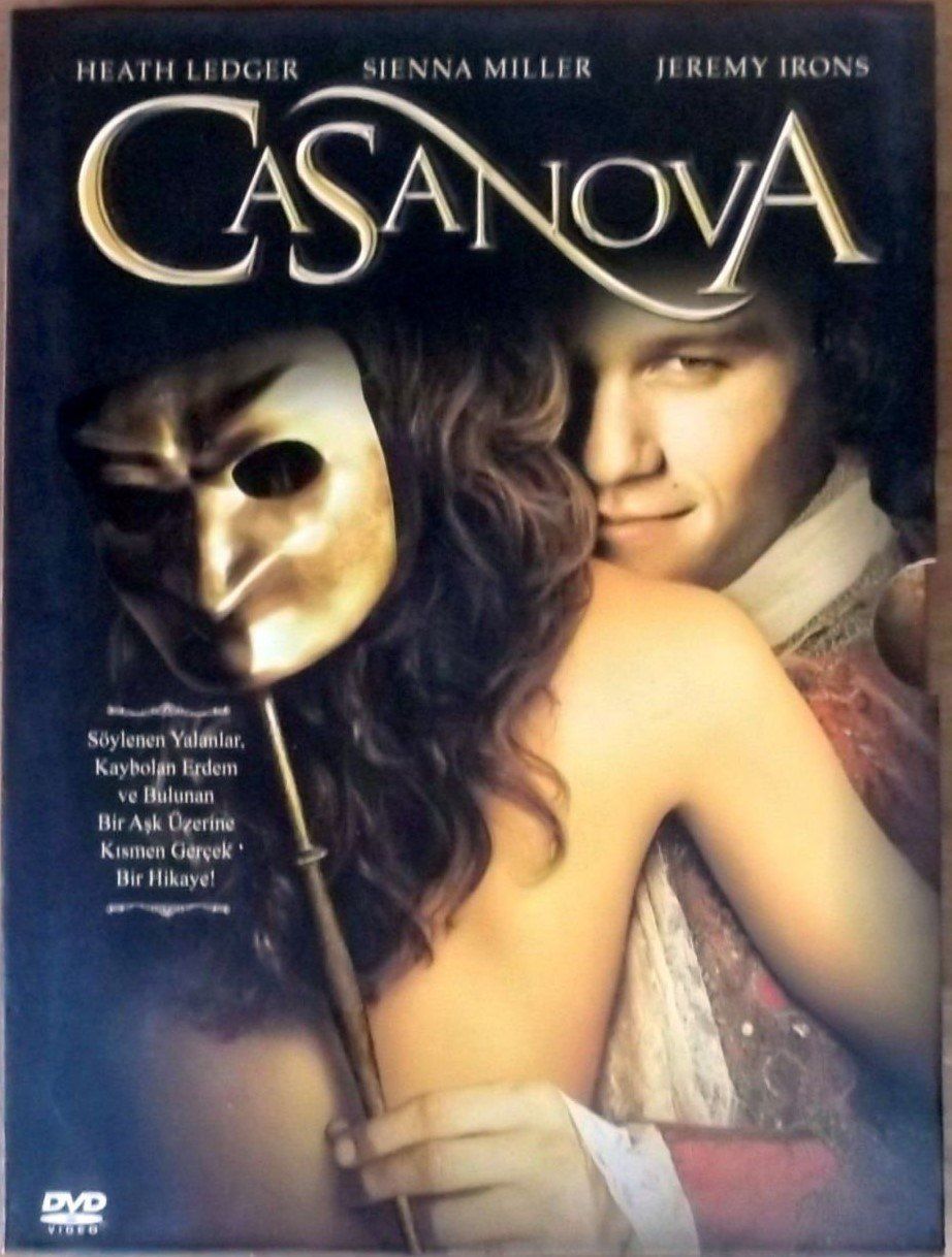 CASANOVA - HEATH LEDGER - SIENNA MILLER - JEREMY IRONS - LASSE HALLSTRÖM - DVD 2.EL