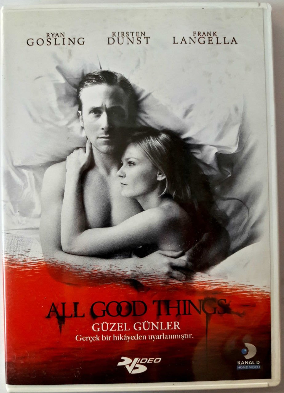 ALL GOOD THINGS - GÜZEL GÜNLER - RYAN GOSLING - KIRSTEN DUNST - ANDREW JARECKI - DVD 2.EL