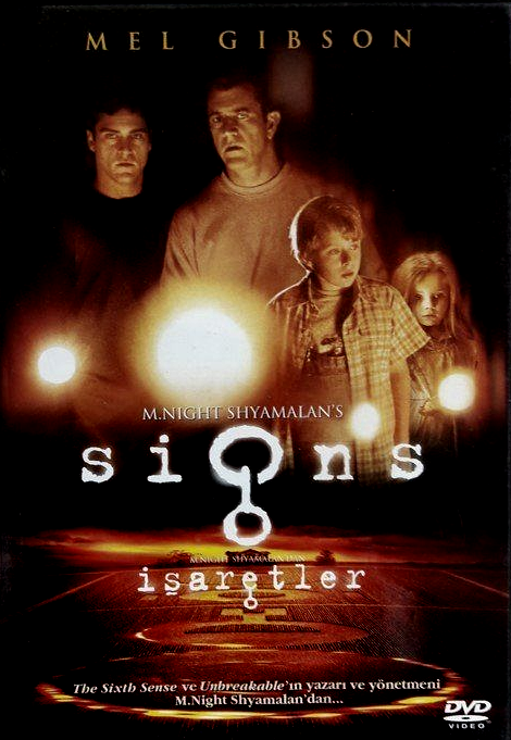 SIGNS - İŞARETLER - MEL GIBSON - M.NIGHT SHYAMALAN - DVD AMBALAJINDA SIFIR