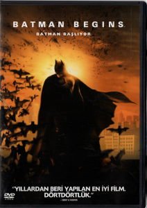 BATMAN BEGINS - BATMAN BAŞLIYOR - CHRISTIAN BALE - CHRISTOPHER NOLAN - DVD 2.EL