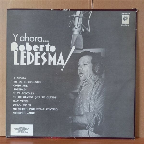 ROBERTO LEDESMA – Y AHORA... - LP 2.EL PLAK