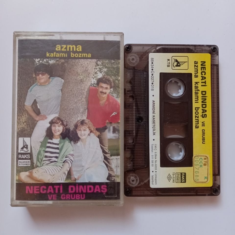 NECATİ DİNDAŞ VE GRUBU - AZMA KAFAMI BOZMA (1988) - KASET 2.EL