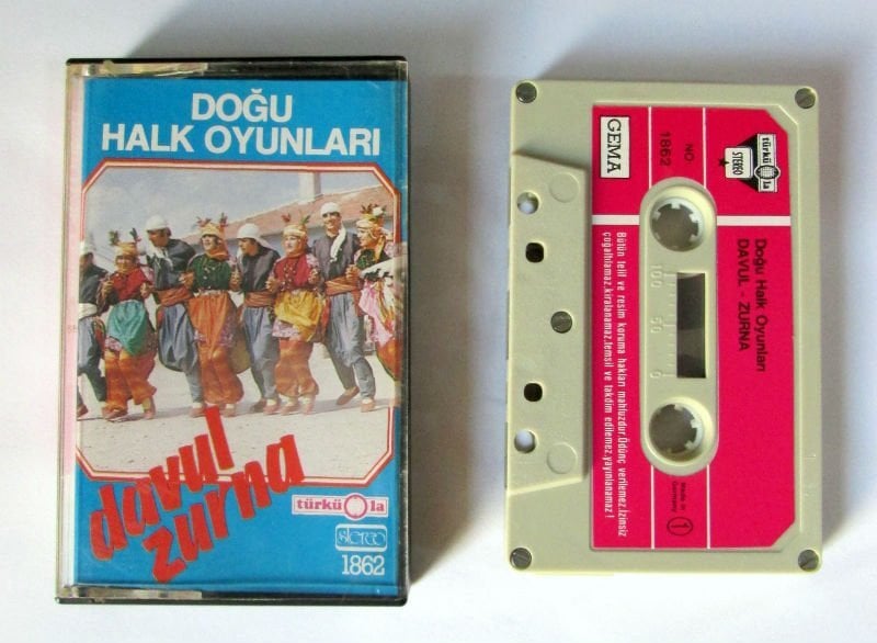 DOĞU HALK OYUNLARI DAVUL ZURNA -  ALMANYA KASET