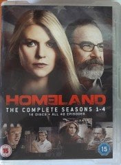 HOMELAND - THE COMPLETE SEASONS 1-4 - CLAIRE DANES - DAMIAN LEWIS - MANDY PATINKIN - DVD KUTU 2.EL TR ALTYAZI YOKTUR