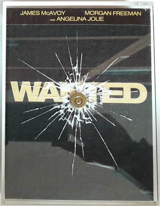 WANTED - JAMES McAWOY - MORGAN FREEMAN - ANGELINA JOLIE - SINIRLI BASKI DVD 2.EL