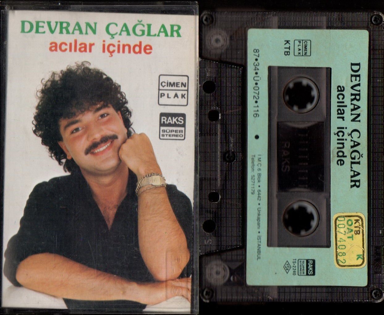 DEVRAN ÇAĞLAR - ACILAR İÇİNDE (1987) - KASET 2.EL