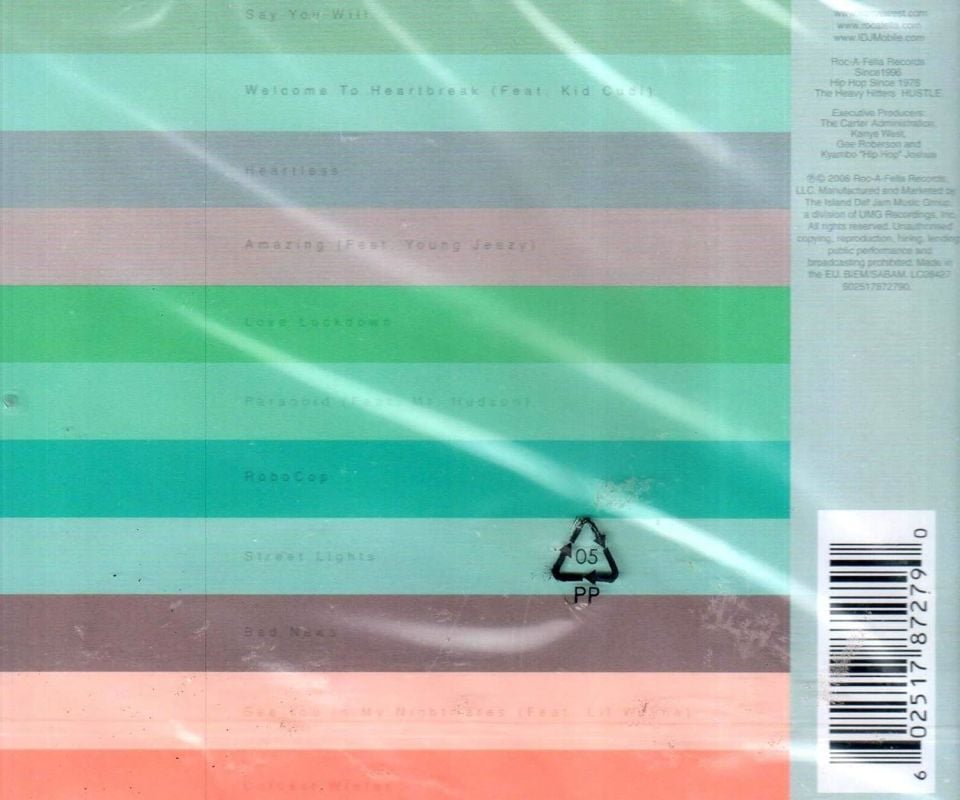 KANYE WEST - 808s & HEARTBREAK (2008) - CD AMBALAJINDA SIFIR