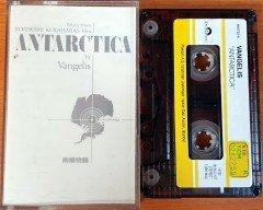 VANGELIS - ANTARCTICA SOUNDTRACK (1990) PLAKSAN CASSETTE MADE IN TURKEY ''USED'' PAPER LABEL