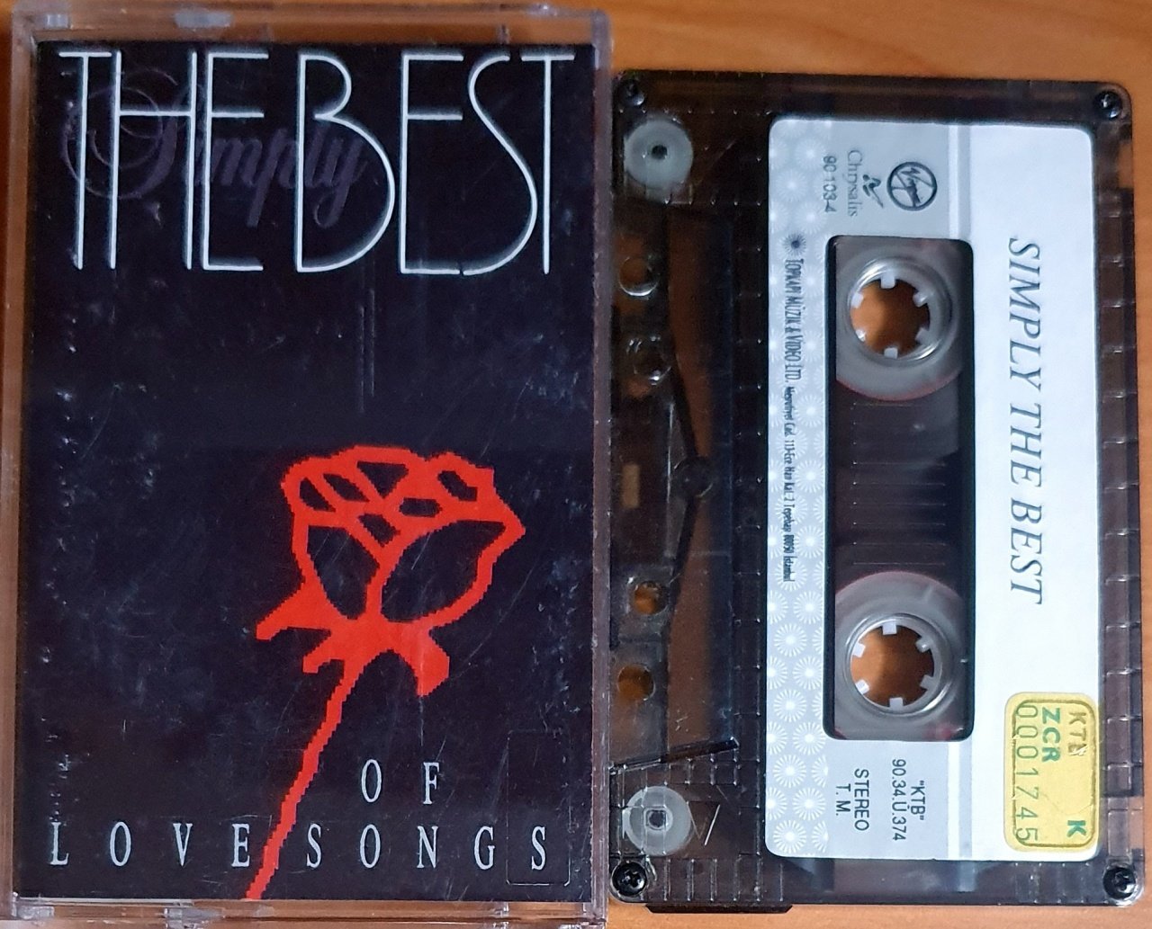 SIMPLY THE BEST / THE BLUE NILE, TONY BANKS, LENNY KRAVITZ, GARY MOORE (1990) - KASET 2.EL