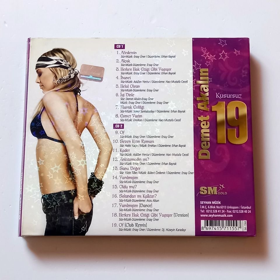 DEMET AKALIN – KUSURSUZ 19 (2007) - 2CD 2.EL