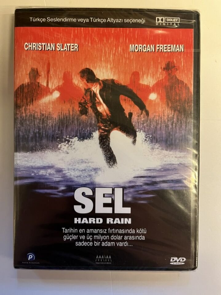 SEL - HARD RAIN - MORGAN FREEMAN - CHRISTIAN SLATER - DVD AMBALAJINDA SIFIR