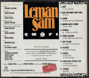 LEMAN SAM - ÇAĞRI (1990) - CD GÖKSOY PLAKÇILIK 2.EL