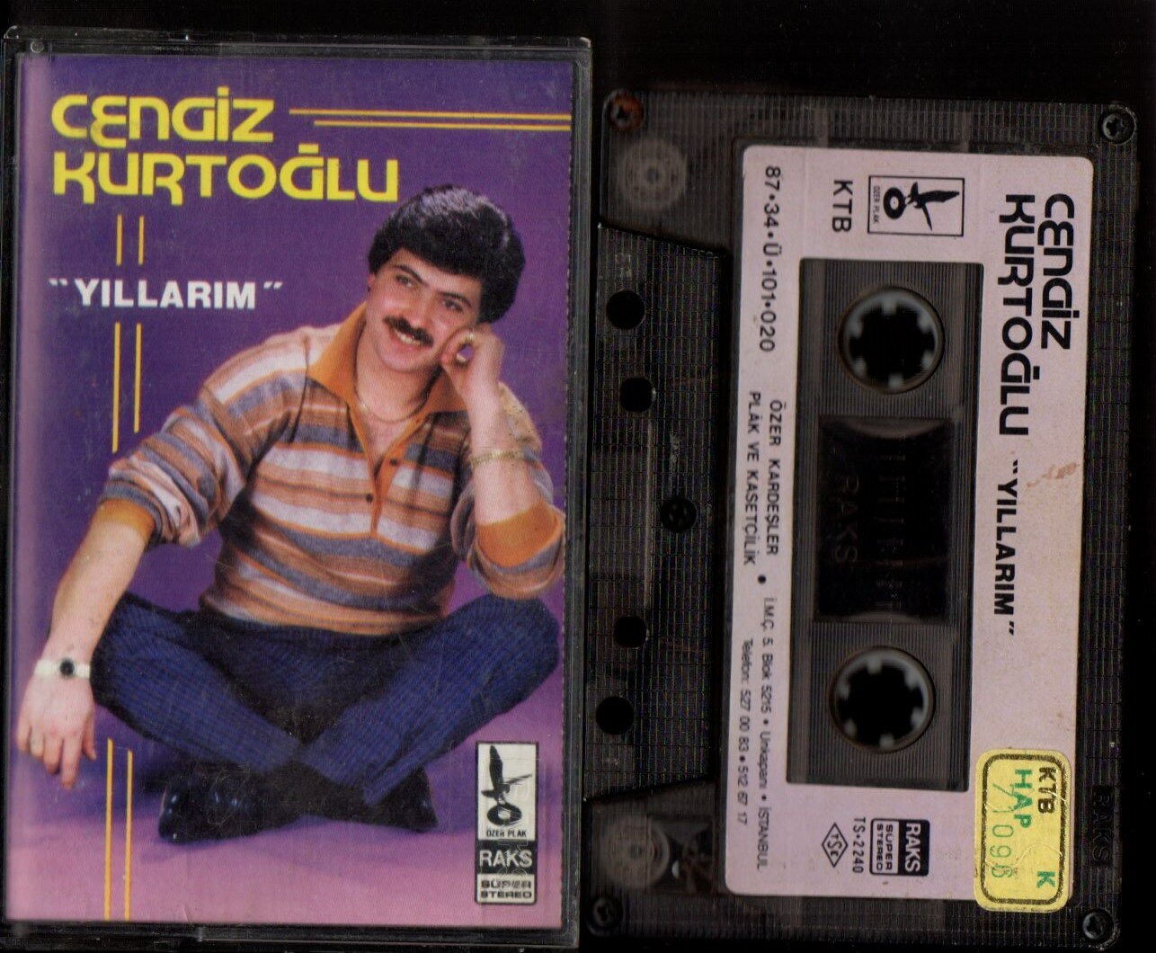 CENGİZ KURTOĞLU - YILLARIM (1987) - KASET 2.EL