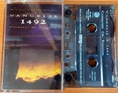 VANGELIS - 1492 CONQUEST OF PARADISE SOUNDTRACK (1992) MMY CASSETTE MADE IN TURKEY ''USED''
