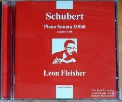 SCHUBERT: SONATA D.960 / LANDLER D.790 / LEON FLEISHER - CD UNITED ARCHIVES 2.EL