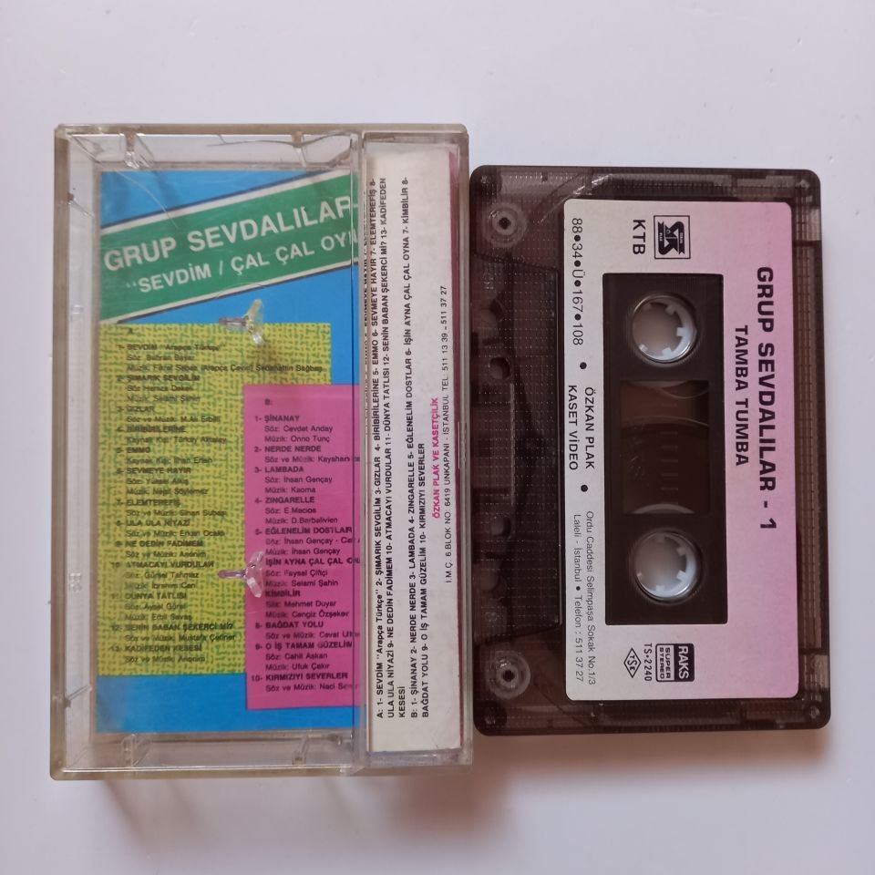GRUP SEVDALILAR - GRUP SEVDALILAR 3 / SEVDİM / ÇAL ÇAL OYNA (1988) - KASET 2.EL