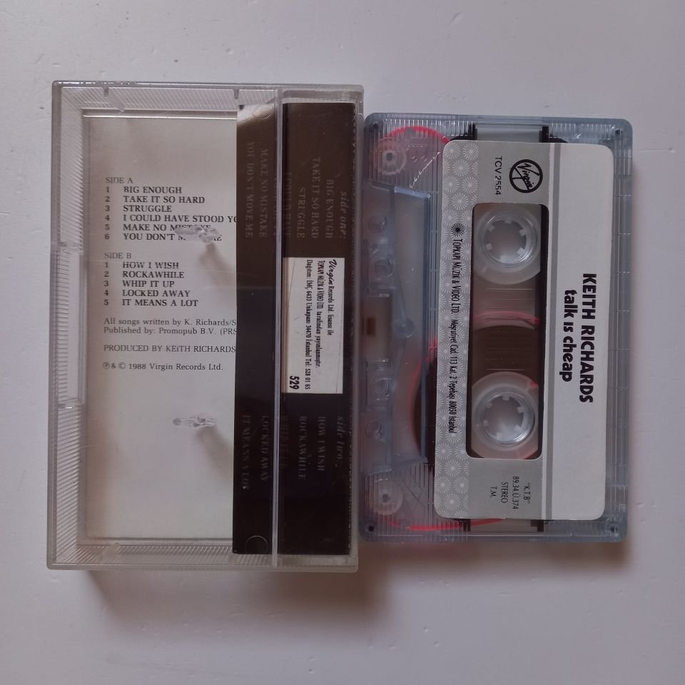 KEITH RICHARDS - TALK IS CHEAP (1989) - KASET 2.EL