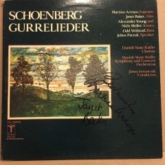 SCHOENBERG - GURRELIEDER, MARTINA ARROYO İMZALI, JANET BAKER İMZALI (1974) 2.EL 2PLAK