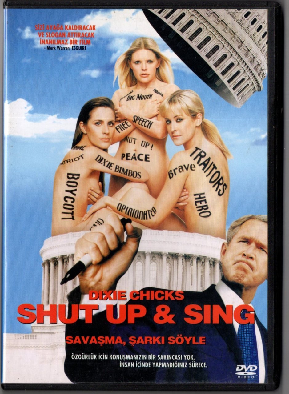 DIXIE CHICKS SHUT UP & SING - SAVAŞMA, ŞARKI SÖYLE - DVD 2.EL