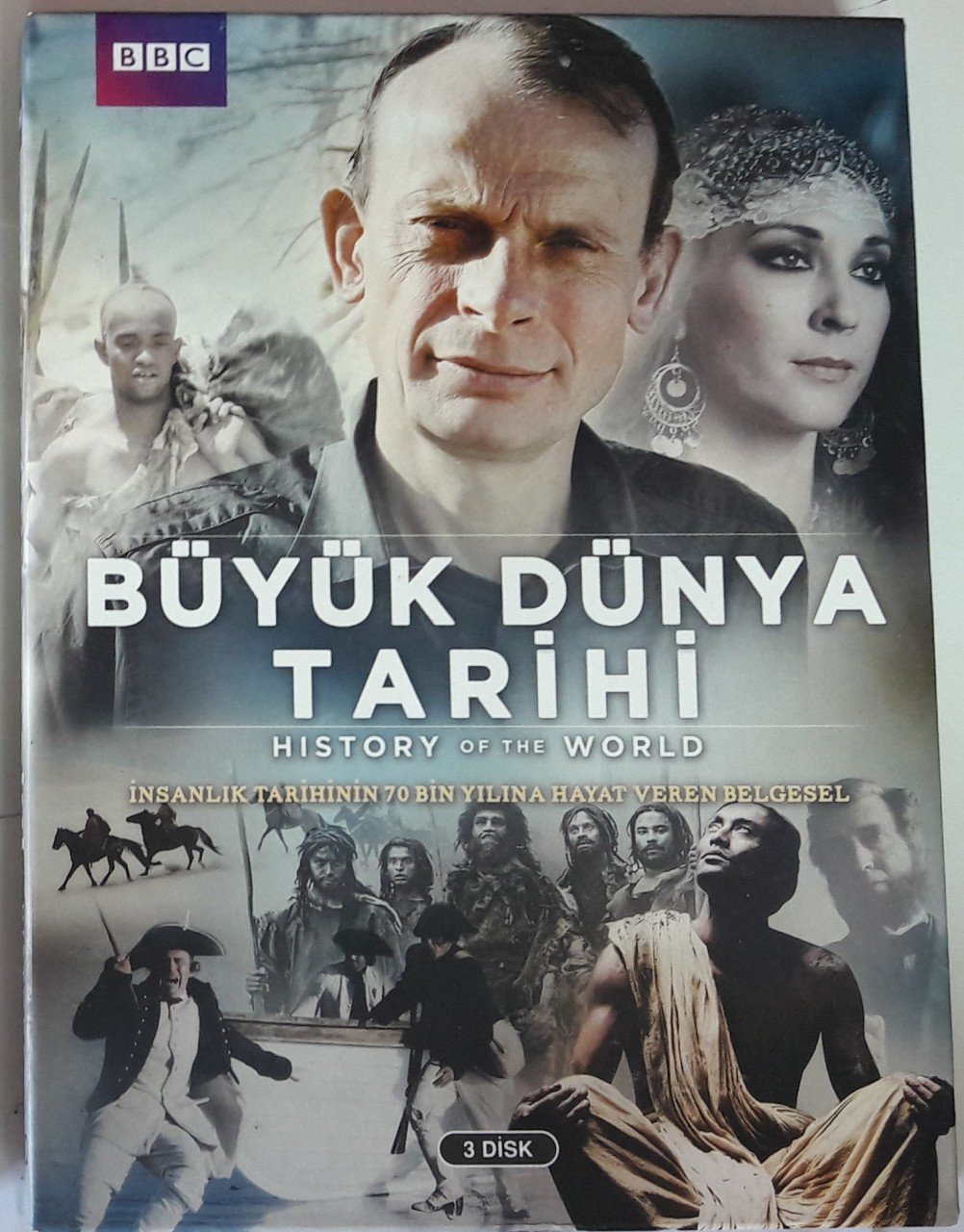 BÜYÜK DÜNYA TARİHİ - HISTORY OF THE WORLD - BBC BELGESEL 3DVD 2.EL