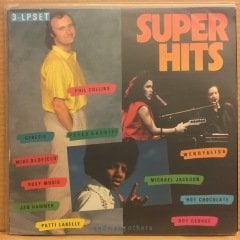 SUPER HITS PHIL COLLINS, MIKE OLDFIELD, JAN HAMMER, BOY GEORGE, SANDRA, ANDY TAYLOR.. 1987 MICHAEL JACKSON POSTERLİ 2.EL 3PLAK