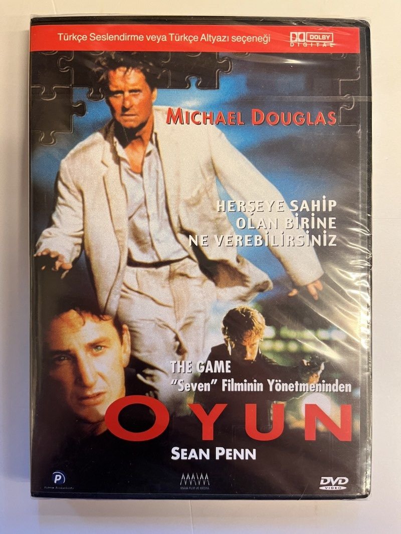 THE GAME - OYUN - MICHAEL DOUGLAS - DAVID FINCHER - DVD AMBALAJINDA SIFIR