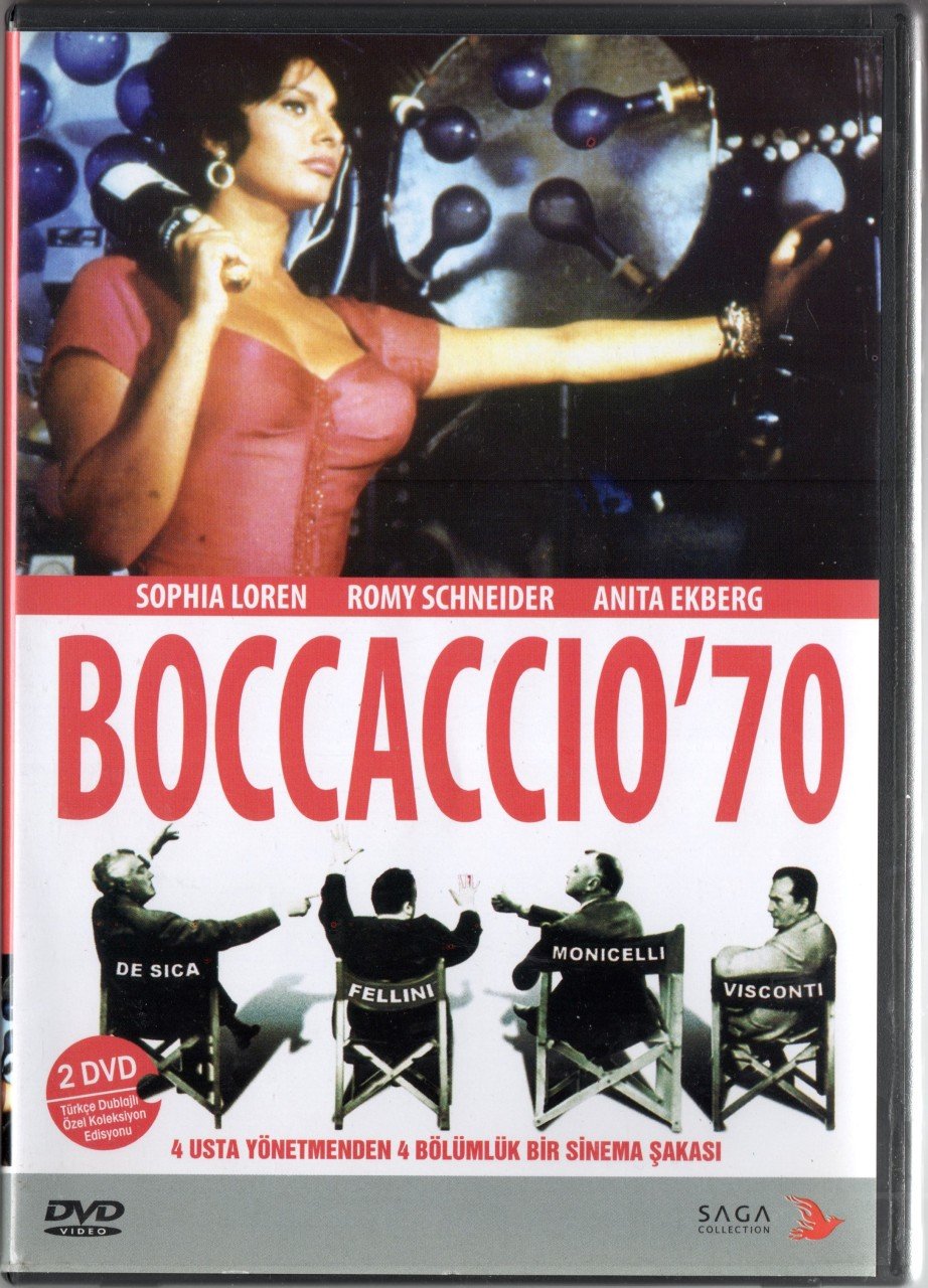 BOCCACCIO'70 - SOPHIA LOREN - DE SICA, FELLINI, MONICELLI, VISCONTI - 2DVD 2.EL