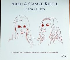 ARZU & GAMZE KIRTIL - PIANO DUOS / CHOPIN, RAVEL, LORD, KERGER (2014) AGK CD 2.EL
