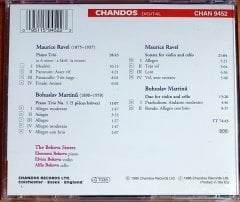 MARTINU: TRIO / DUO - RAVEL: TRIO / SONATA - THE BEKOVA SISTERS (1996) - CD CHANDOS 2.EL