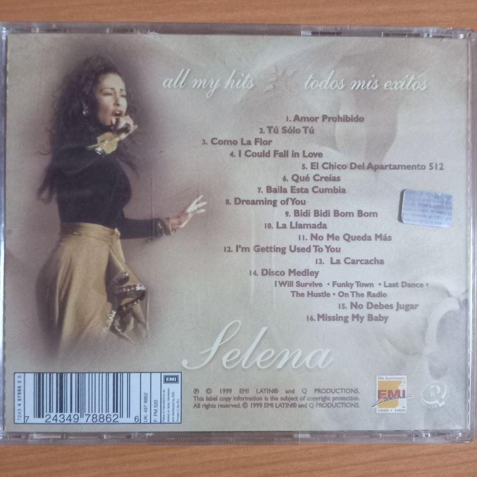 SELENA – ALL MY HITS / TODOS MIS EXITOS (1999) - CD 2.EL