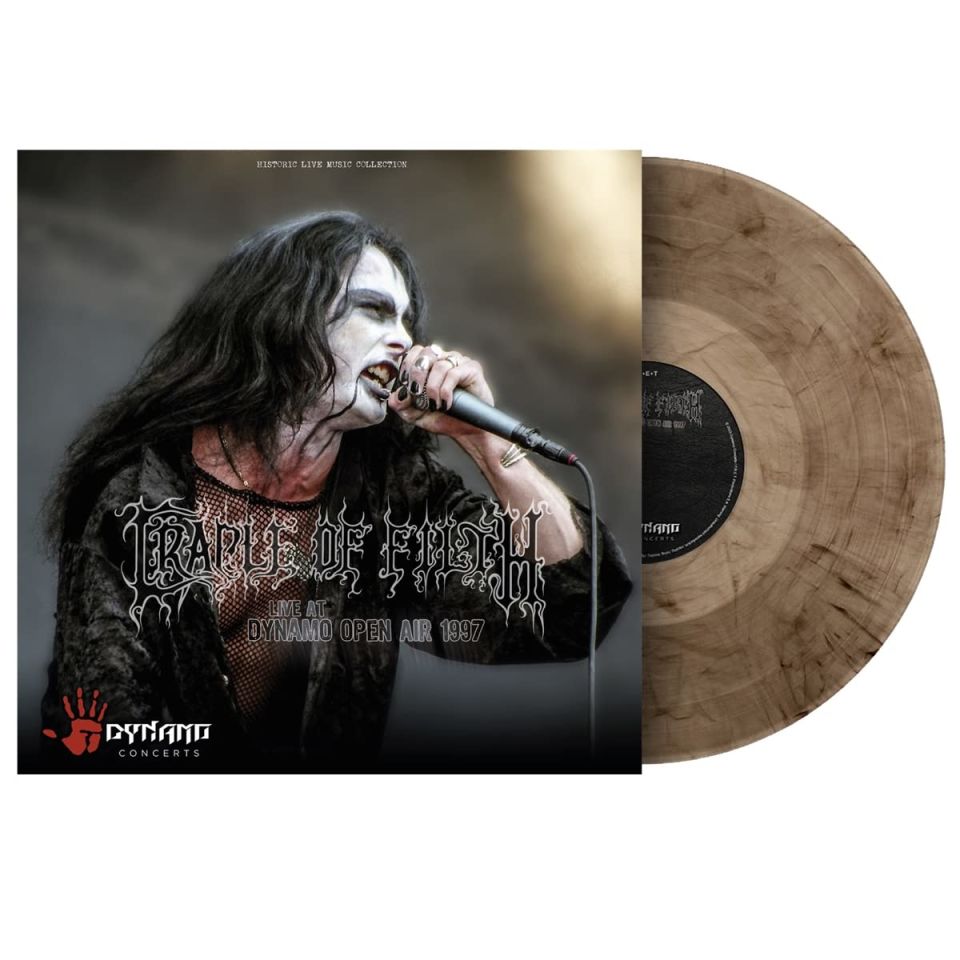 CRADLE OF FILTH - LIVE AT DYNAMO OPEN AIR 1997 (2019) - LP BLACK METAL 2023 COLOURED EDITION SIFIR PLAK