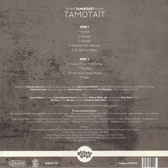 TAMIKREST – TAMOTAÏT (2020) - LP SIFIR PLAK