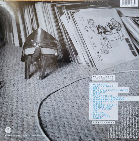 MADVILLAIN (MADLIB) - MADVILLAINY INSTRUMENTALS (2004) - 2LP 2021 EDITION ELECTRONIC / ABSTRACT / HIP HOP SIFIR PLAK