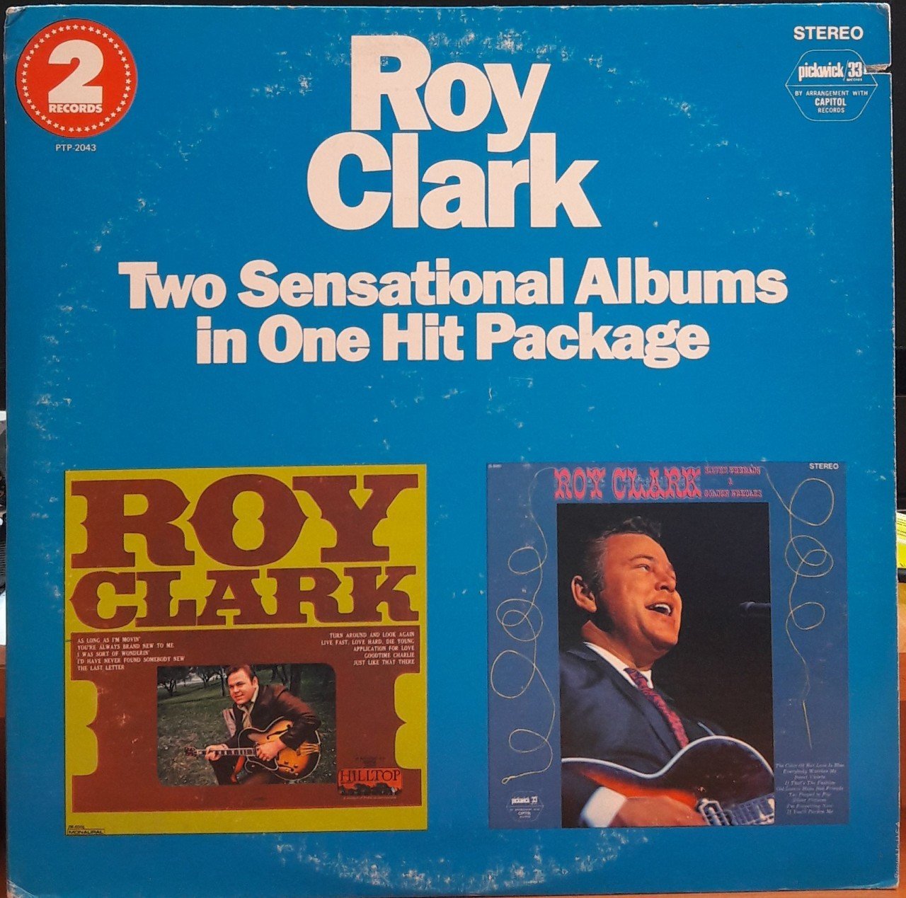 ROY CLARK - TWO SENSATIONAL ALBUMS IN ONE HIT PACKAGE - 2PLAK 2.EL